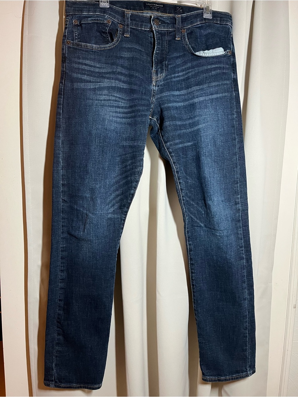 Lucky Brand Men's Slim Jeans in Dark Blue Wash